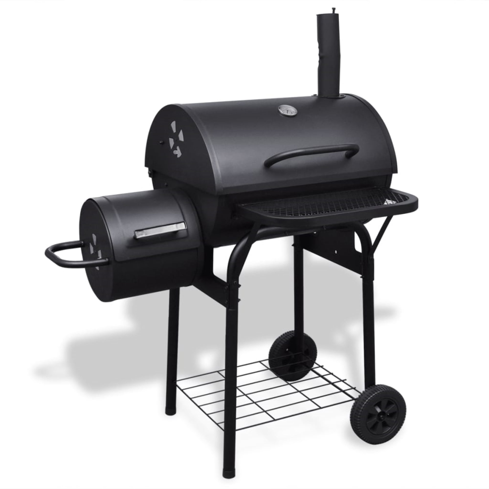 Goplus Outdoor BBQ Grill Charcoal Barbecue Pit Patio Backyard Meat Cooker Smoker 