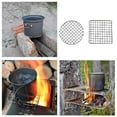thumbnail image 2 of YongCo Grill Grate Mesh Pads Portable Outdoor Firewood- Rack Camping Stove Accessories, 2 of 17