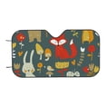 thumbnail image 7 of Goofa Cute Animal Forest Printed Car Windshield Sunshade,Foldable Reflective Sun Visor,UV Protection Heat Blocker Sunshade,Car Cooling Accessory-, 7 of 7
