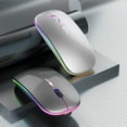 thumbnail image 6 of Wireless Charging Mouse - Bluetooth 5.0 & 2.4G Dual Mode Silent Mouse - Ergonomic Portable Computer Mouse with Adjustable DPI - for Laptop/Tablet/PC, 6 of 8
