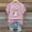 Pink, variant on QUNYINEY Easter Shirts for Women Casual Pullover Short Sleeve Crew Neck Tops Loose Summer Tops for Women