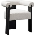 thumbnail image 1 of Meridian Furniture Barrel Dining Chair, Cream (Set of 1), 1 of 7