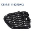 thumbnail image 2 of For X3 F25 X4 F26 Right Front Bumper Closed M Grille Fog Lamp Frame Bezel 51118056942, 2 of 5