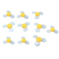 thumbnail image 2 of Reemplazo de hélice, 10 piezas Hélice de tres palas Hélice de tres palas Hélice de juguete DIY Rendimiento confiable, 2 of 8