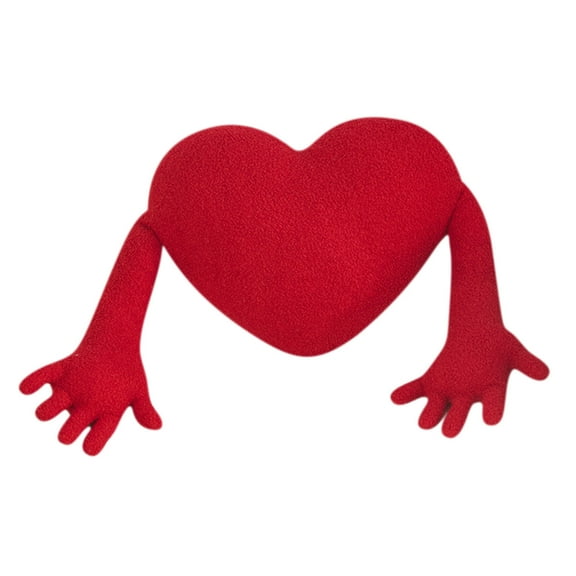 FYTPOV Heart Pillows with Arms, Plush Throw Pillows for Home Decor, Creative Pillow for Couch Sofa, Valentines Day Decoration, Gifts for Women, Valentines Day Decor