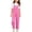 Pink, variant on YunPes Toddler & Teen Girls 2 Piece Rompers Set Short Sleeve T-shirt & Bright Pants Overalls Summer Fashion Preppy Outfits