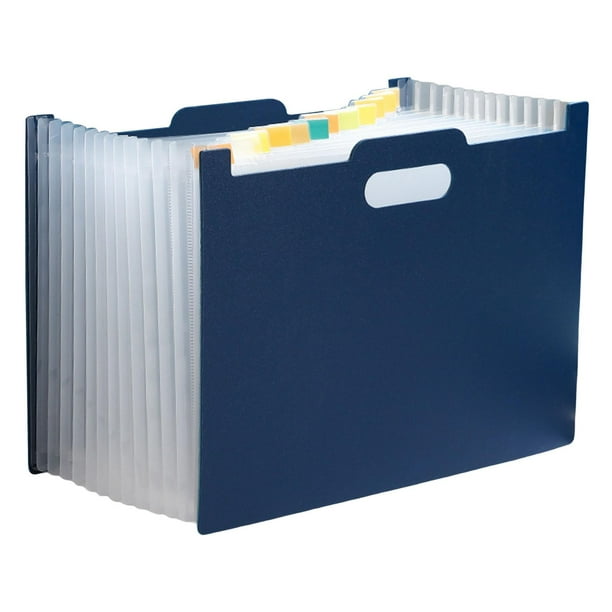Organizador de Archivos A4, Bolsa de Almacenamiento de Papel de Prueba studiantes, Bolsa de Almacenamiento de Clasificación de Archivos, Organiz Azul oscuro Soledad Organizador de archivos