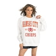 thumbnail image 3 of Women's Gameday Couture White Kansas City Chiefs Timeless Triumph Premium Fleece Pullover Sweatshirt, 3 of 5