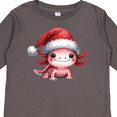 thumbnail image 4 of Inktastic Christmas Axolotl Boys or Girls Long Sleeve Toddler T-Shirt, 4 of 5
