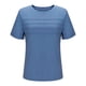 thumbnail image 4 of Camisas de Cuello de Tripulación de Manga Corta para las Mujeres Plisado Mangas de Ruffle, Cuello Redondo Casual Primavera Y Blusa de Verano, 4 of 6