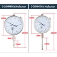 thumbnail image 4 of Dial Indicator Micrometer Hour Type Indicator Precision Comparator Measuring Clock Indicator Dial Gauges Measuring Instruments ,Accurate Readings, 4 of 7