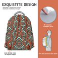 thumbnail image 5 of Trendy Geometric Shapes Texture Designer Backpack, Laptop Bookbag for College, School, Work, Durable Travel Daypack with Pockets, Perfect Gift Idea, 5 of 6