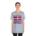 thumbnail image 3 of DR on the DL Tee, Dominican Republic Flair T-shirt, Caribbean Cool Tee, 3 of 4