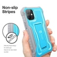 thumbnail image 4 of FITO For iPhone 12 Mini Case, Phone Case with Screen Protector and Kickstand (Blue), 4 of 7