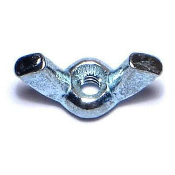 #6-32 x 23/32" Zinc Plated Steel Coarse Thread Cold Forged Wing Nuts