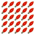 thumbnail image 1 of Vickerman V472133-25 Ampoule de Remplacement Transparente Rouge 7 Watts 130V C9 - Lot de 25, 1 of 1