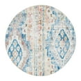 thumbnail image 3 of Unique Loom Basilica Collection Area Rug - Malasana (5' Round Light Blue/Beige), 3 of 6