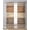 Brown, variant on Farmhouse Teal Blue Brown Sheer Curtains 84 Inch Length 2 Panels Set for Living Room/Bedroom, Vintage Wooden Striped Kitchen Curtains Grommet Semi-Sheer Curtains Drapes Window Treatments 42"x84"x2