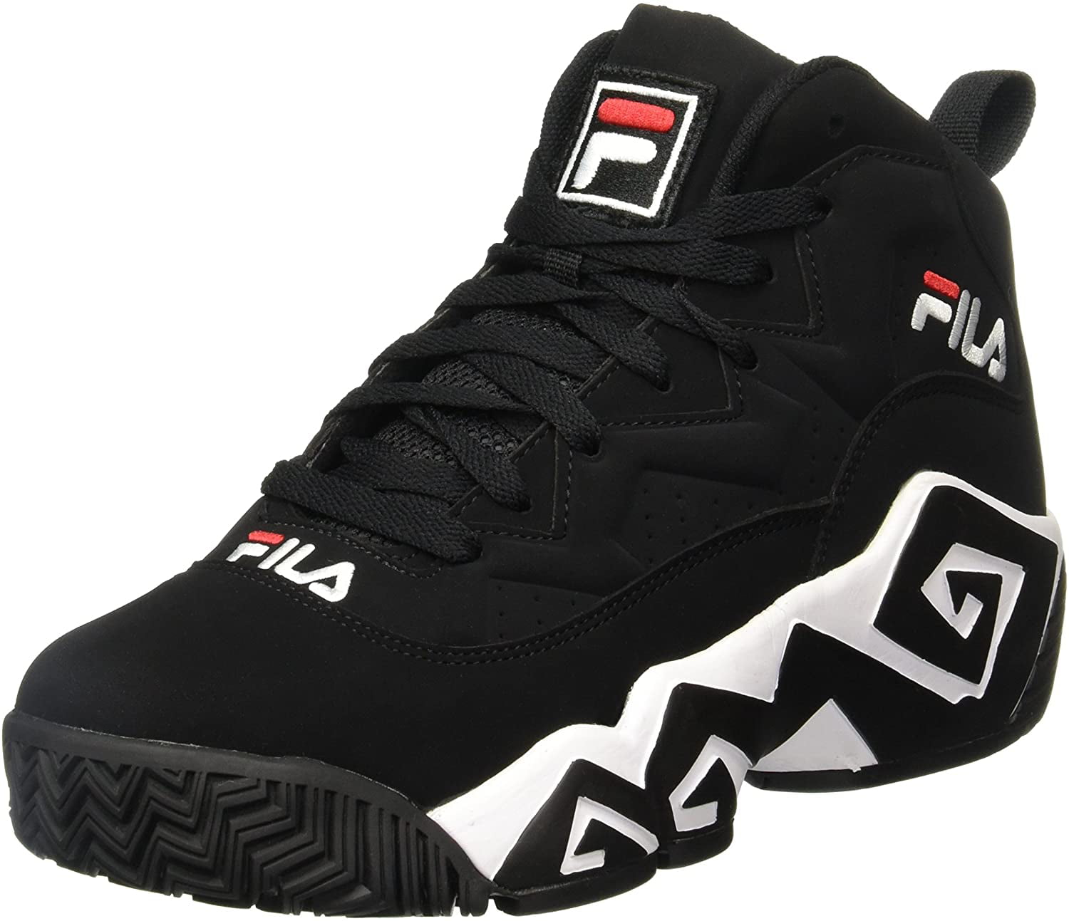 Fila Men's MB Fashion Sneaker, Black/White Red, 10 M US | Walmart Canada