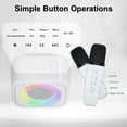 thumbnail image 6 of Karaoke Machine for Kids, Mini Portable Bluetooth Karaoke Speaker with 2 Wireless Mics and Colorful Lights for Kids Adults, Gifts Toys for Girls Boys Family Home Party, 6 of 8