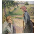 thumbnail image 1 of ARTCANVAS Two Young Peasant Women 1891 Canvas Art Print by Camille Pissarro - Size: 26" x 26" (1.50" Deep), 1 of 9