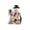 A, variant on Halloween Skeleton Statue Cartoon Skull Figurine Home Decor Reading Skeleton for Fireplace Shelf Desk Office Party (C)