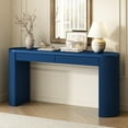 thumbnail image 2 of Harper & Bright Designs Fluted Wood Console Table with Stroge , Narrow Entryway Table with Drawers for Living Room and Entryway , Navy Blue, 2 of 9