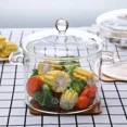 thumbnail image 3 of High Borosilicate Glass Kitchen Pot Double Ear Handle Cooking Pot Multifunctional Ustenes Of Cuisine Clear Glass Stew Pot, 3 of 5