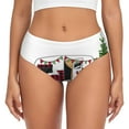 thumbnail image 1 of Balery Vintage Buffalo Plaid Christmas Camper Ropa Interior de Algodón para Mujer con Dibujo – Braguitas Cómodas y Elásticas, Estilo Clásico-Large, 1 of 6