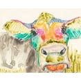 thumbnail image 2 of Goldberger, Jennifer 18x15 White Modern Wood Framed Museum Art Print Titled - Hifi Cow II, 2 of 4