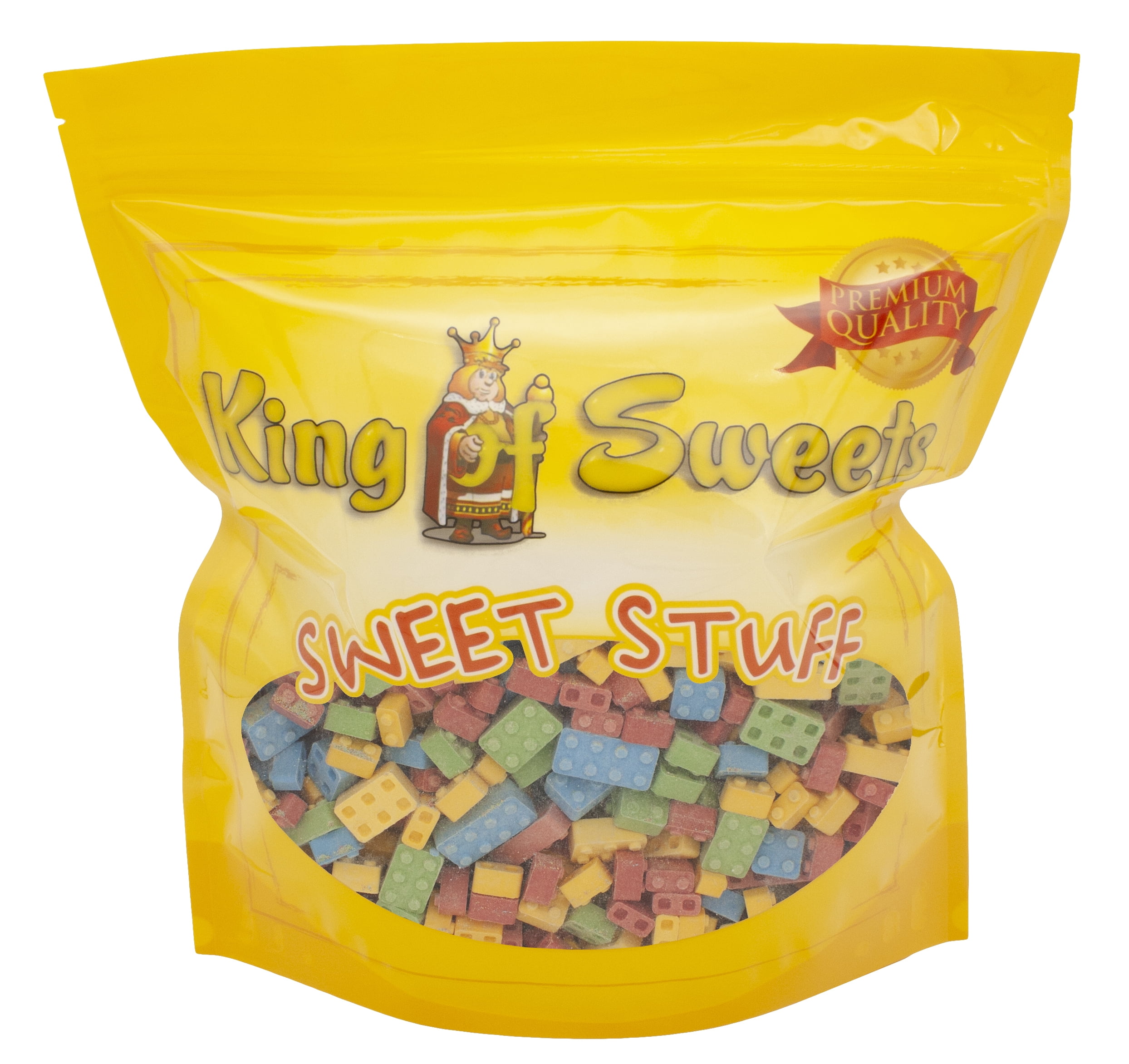 Candy Blox 5 Pounds Nostalgic 90s Candy Mix in a Bulk King of Sweets Bag