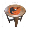 thumbnail image 2 of Imperial Baltimore Orioles Oak Barrel Table, 2 of 3