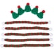 thumbnail image 1 of 5 conjuntos Botella de vino mini bufandas sombreros de navidad adornos de vino, 1 of 6