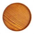 thumbnail image 3 of Wood Servingtea Tray,Round Natural Wood Serving Servingtea Tray Serving Tray High-Precision Functionality, 3 of 8