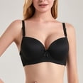 thumbnail image 4 of Gfyviroh Women's Underwire Bra Full Coverage Comfort Support T-Shirt Bra Polka Dot Back Closure Everyday Bras,Sizes 36B-46D, 4 of 9