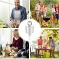 thumbnail image 4 of 1pc Premium Metal Snuff Powder Herb Spice Grinder Hand Mill Funnel, 4 of 5