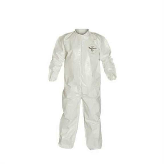 Dupont Coveralls,M,White,Tychem(R) 4000,PK12 SL125BWHMD001200