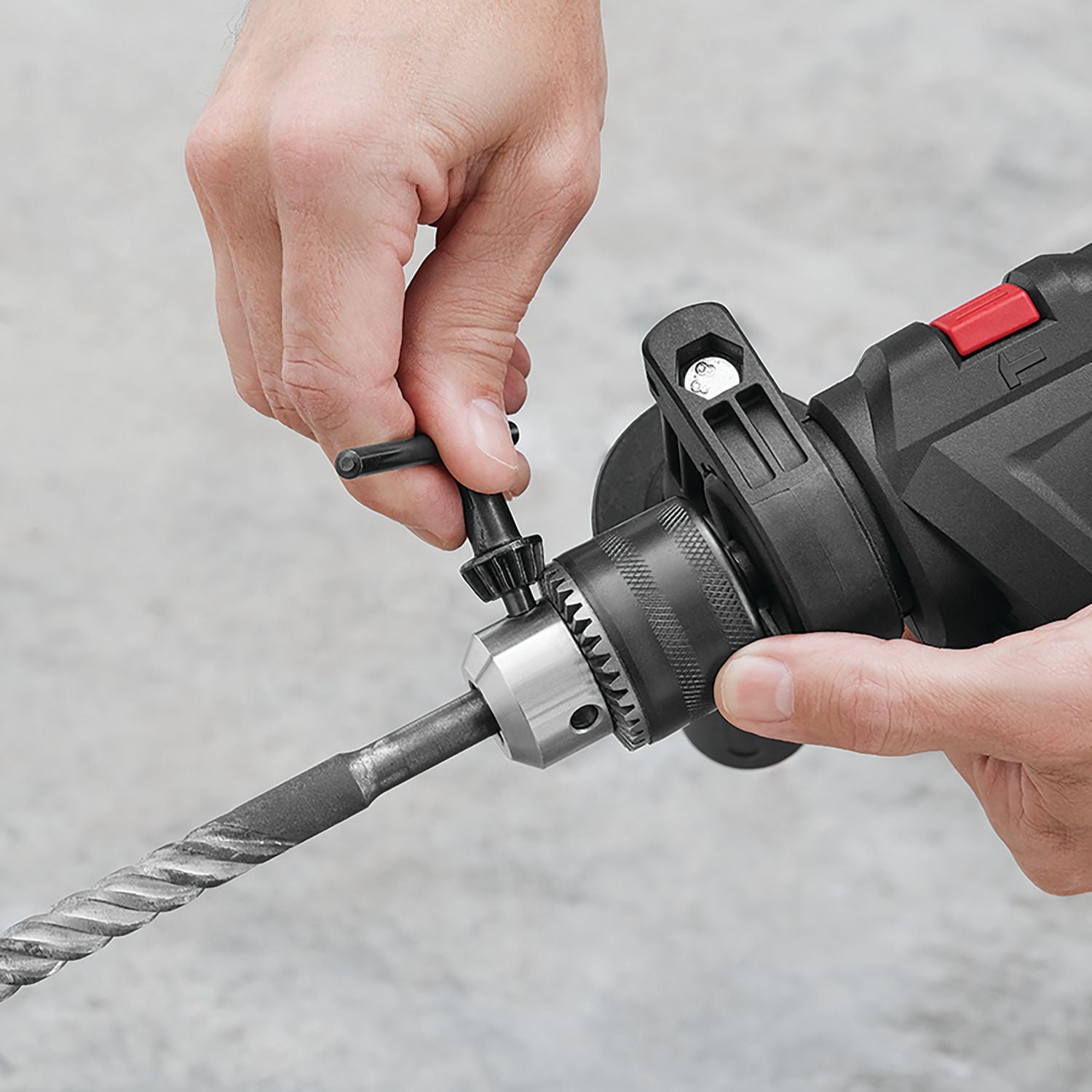 Hyper Tough 6-amp 1/2-inch Corded Hammer Drill, Keyed Chuck, TD6HD