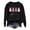 Black, variant on Gunia Halloween Ghost Sweatshirts For Women Graphic Crew Neck Long Sleeve Thin Pullover Hoodie Fall Fashion Clothes Tops Beige S-2Xl