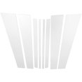 thumbnail image 1 of Unique Bargains 8 Pcs Door Pillar Window Trim for Honda Ridgeline 2017-2023 Chrome Silver Tone, 1 of 8