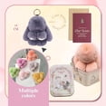 thumbnail image 5 of Bunny Lulu Keychain With , Handmade Soft Bunny Charms, Rabbit Pom Pom Key Chain, Bunny Soft Toy, Fluffy Bunny Keychain, Include 1 Bunny With ,2 Random Keychains, 5 of 6