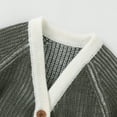 thumbnail image 3 of Baby Boys Girls Sweaters Cardigans Pure Color Long Sleeve Knitted Newborn Infant Kids Outerwear Jackets & Coats Children Costume, 3 of 5
