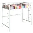 thumbnail image 1 of Pemberly Row Metal Twin Loft Bunk Bed in White Finish, 1 of 2