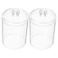 thumbnail image 2 of Acrylic Cotton Swab Holders Transparent Storage Jars for Cotton Balls, Pads & Accessories Dust & Moisture Resistant Organization Solution, 2 of 5
