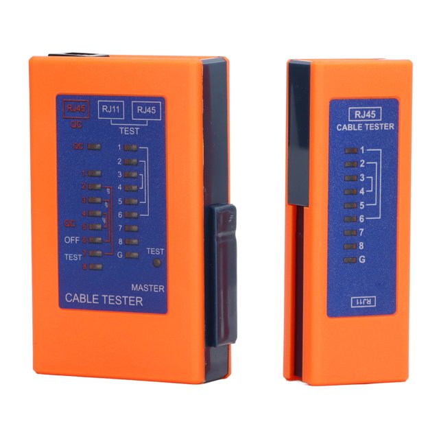 Tester Ethernet, Probador de Cable de Red de Tipo Detección de Detección A LARGO PLAZO FÁCL DE USAR PARA Probar