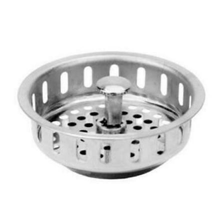 FMP 102-1062 3-1/2" Stainless Universal Replacement Sink Basket, 1 Unit