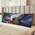 thumbnail image 2 of Fotbe Colorful Haired White Horse Funda para Almohada Corporal con Diseño, Funda de Microfibra Ultrasuave de 20x54 Pulgadas, Ropa de Cama Elegante, 2 of 7