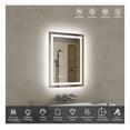 thumbnail image 5 of 20"x28" LED Bathroom Mirror, Front-Lit and Back-Lit, 3 Color Tem Adjustable, Brightness Memory, Anti-fog LED Vanity Mirror[Unable to ship on weekends], 5 of 9