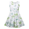 thumbnail image 4 of LOVZFMLL Robe Mode Brodée à Sequins pour Enfants et Filles 6M-5Y Manches Courtes Col Rond, 4 of 7