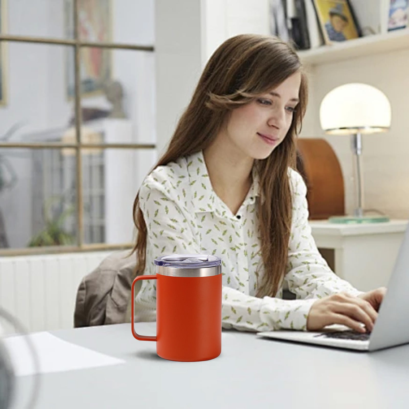450ML Tasse à Café En Acier Inoxydable En Bambou, Tasse à Café, Tasse à